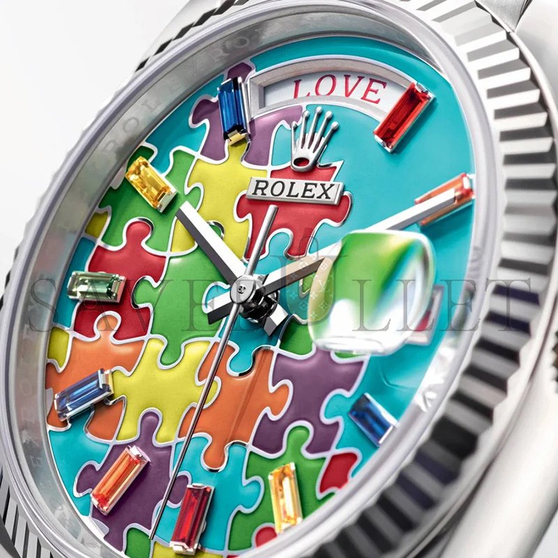 ROLEX OYSTER PERPETUAL DAY-DATE 36MM 128239-0056