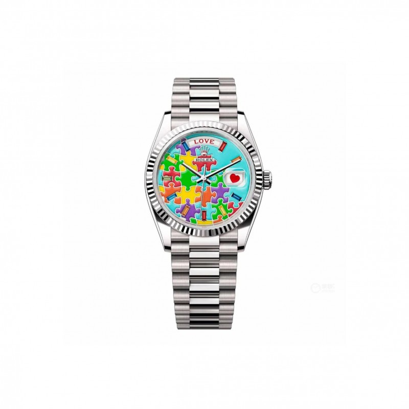 ROLEX OYSTER PERPETUAL DAY-DATE 36MM 128239-0056