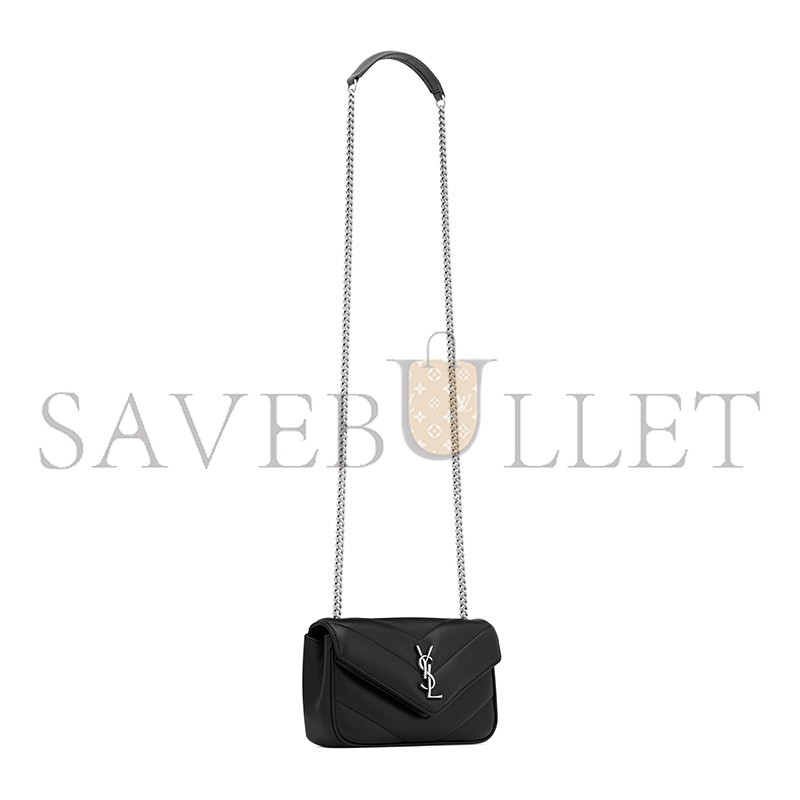 YSL LOULOU MINI IN LAMBSKIN 821749AAE4Y1000 (20*12*5cm)