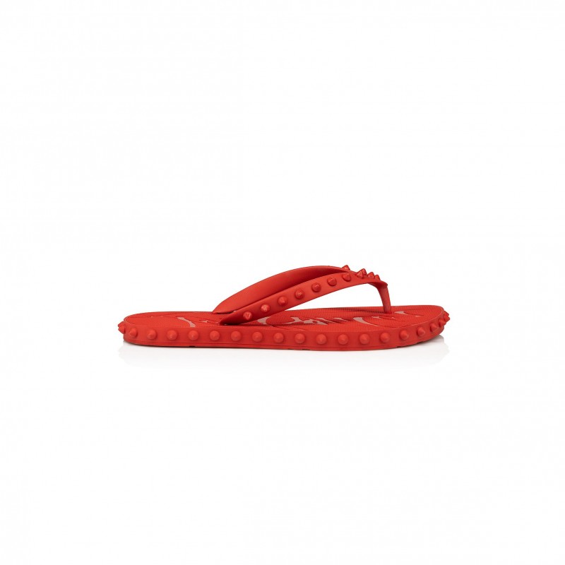 CHRISTIAN LOUBOUTIN SUPER LOUBI FLIPFLIP FLOPS RUBBER LOUBI WOMEN 1230961R251 CHRISTIAN LOUBOUTIN SUPER LOUBI FLIPFLIP FLOPS RUBBER LOUBI WOMEN 1230961R251