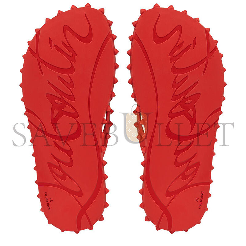 CHRISTIAN LOUBOUTIN SUPER LOUBI FLIPFLIP FLOPS RUBBER LOUBI WOMEN 1230961R251 CHRISTIAN LOUBOUTIN SUPER LOUBI FLIPFLIP FLOPS RUBBER LOUBI WOMEN 1230961R251