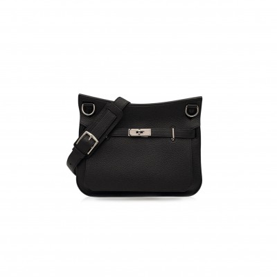 HERMÈS BLACK JYPSIERE 28 TOGO BAG (28*22*12cm) 
