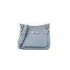HERMÈS  TAURILLON CLEMENCE JYPSIERE 28 BLEU LIN (28*22*12cm) 