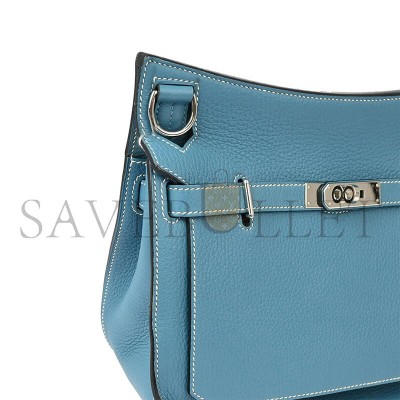 HERMÈS TAURILLON CLEMENCE JYPSIERE 28 BLUE JEAN (28*22*12cm) 