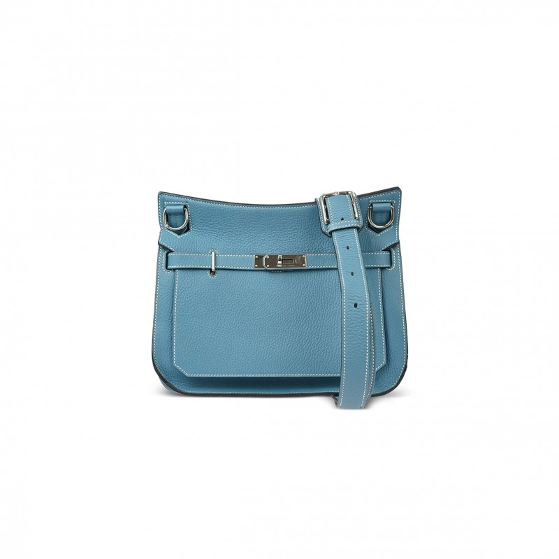 HERMÈS TAURILLON CLEMENCE JYPSIERE 28 BLUE JEAN (28*22*12cm) 