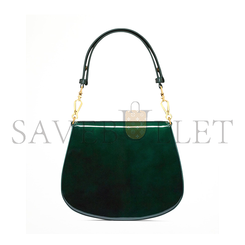 YSL VOLTAIRE TOP HANDLE IN PATENT LEATHER 800846AAEKL3856 (21*17.5*8cm)
