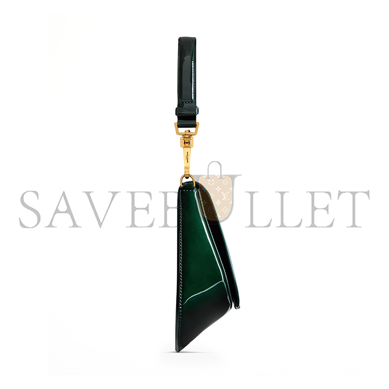 YSL VOLTAIRE TOP HANDLE IN PATENT LEATHER 800846AAEKL3856 (21*17.5*8cm)