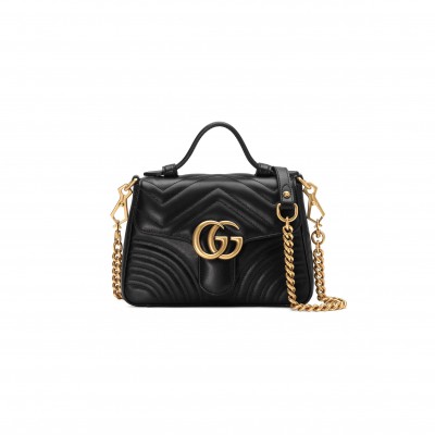 GUCCI GG MARMONT MINI TOP HANDLE BAG ‎547260 (21*15.5*8cm)
