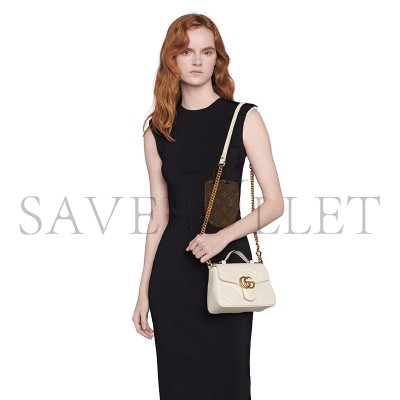 GUCCI GG MARMONT MINI TOP HANDLE BAG 547260 (21*15.5*8cm) GUCCI GG MARMONT MINI TOP HANDLE BAG 547260 (21*15.5*8cm)