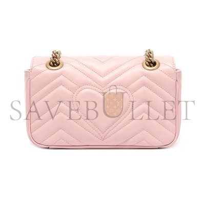 GUCCI GG MARMONT MATELASSÉ SMALL BAG 446744 (23*14*6cm) GUCCI GG MARMONT MATELASSÉ SMALL BAG 446744 (23*14*6cm)