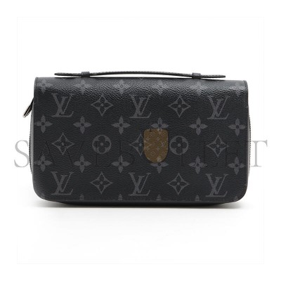LOUIS VUITTON MONOGRAM ECLIPSE ZIPPY XL N41503 (22*13.5*4cm) LOUIS VUITTON MONOGRAM ECLIPSE ZIPPY XL N41503 (22*13.5*4cm)