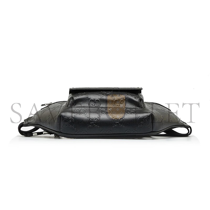 GUCCI GG EMBOSSED BELT BAG 645093 (28*18*8cm)