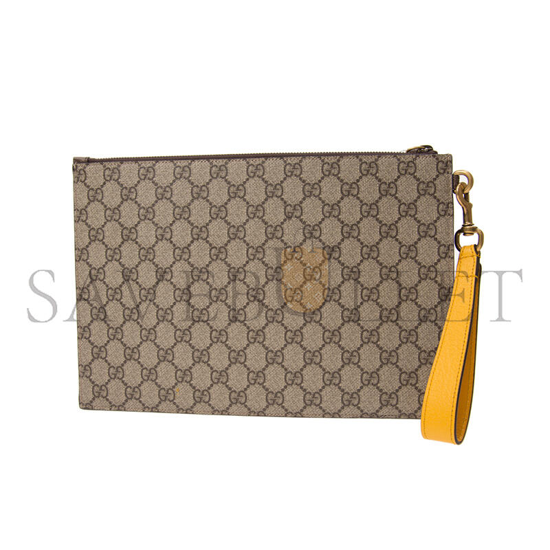 GUCCI GG SUPREME TIGER CLUTCH 473956 (30.5*21*1.5cm)