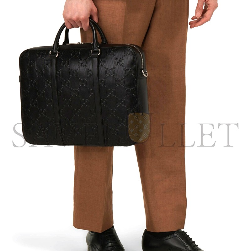 GUCCI GG EMBOSSED BRIEFCASE 658573 (40*29*6cm)