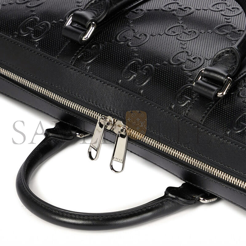 GUCCI GG EMBOSSED BRIEFCASE 658573 (40*29*6cm)