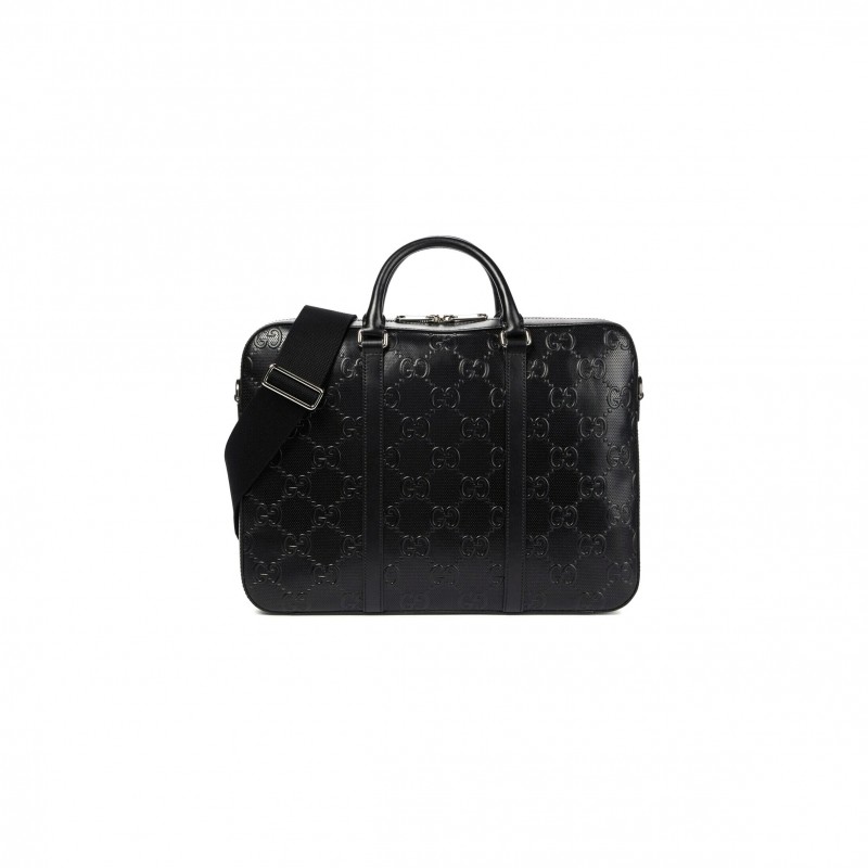 GUCCI GG EMBOSSED BRIEFCASE 658573 (40*29*6cm)