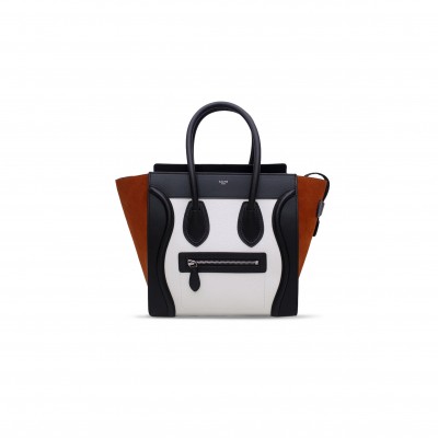 CELINE TOTE IN LUGGAGE MICRO PEBBLED CALFSKIN 167793DRU-38NQ (27*27*15cm)