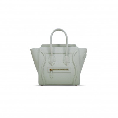 CELINE TOTE IN LUGGAGE MICRO PEBBLED CALFSKIN 167793DRU.38SW (27*27*15cm)