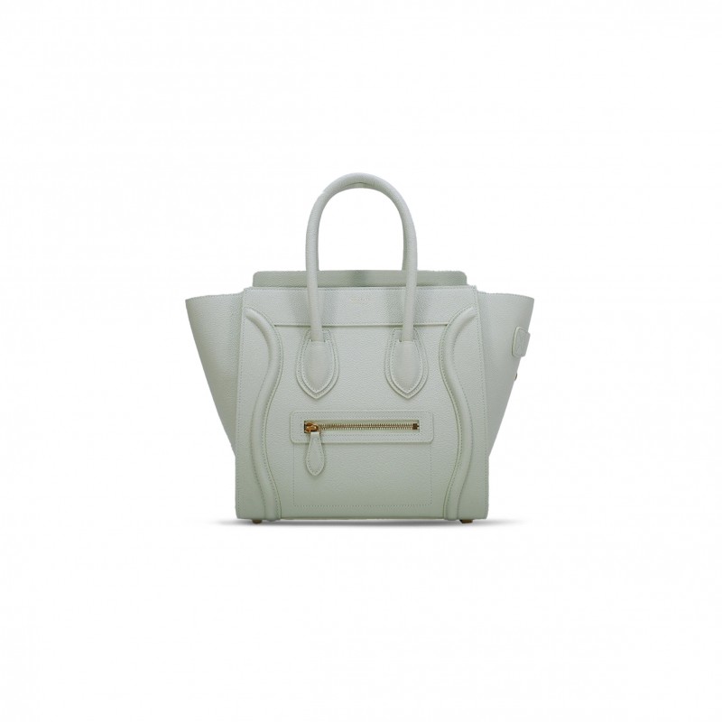 CELINE TOTE IN LUGGAGE MICRO PEBBLED CALFSKIN 167793DRU.38SW (27*27*15cm)