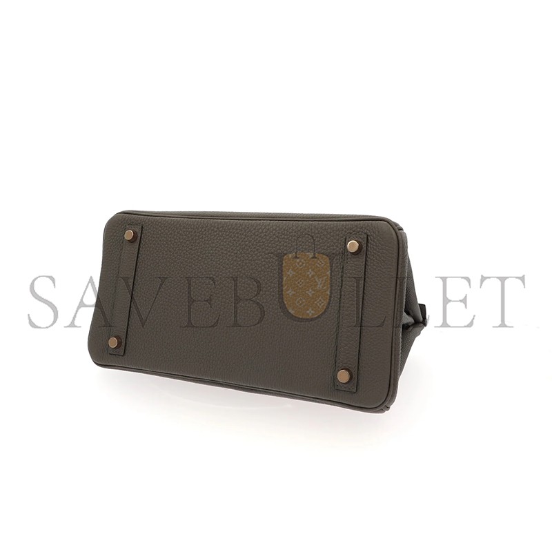 HERMÈS BIRKIN 30 VERT DE GRIS TOGO GOLD HARDWARE (30*23*15cm) 