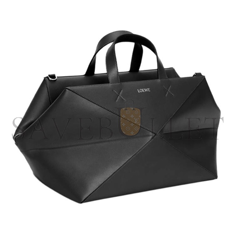 LOEWE PUZZLE FOLD DUFFLE CALFSKIN BLACK B510PUBX01.1100 (59*25.5*25cm)