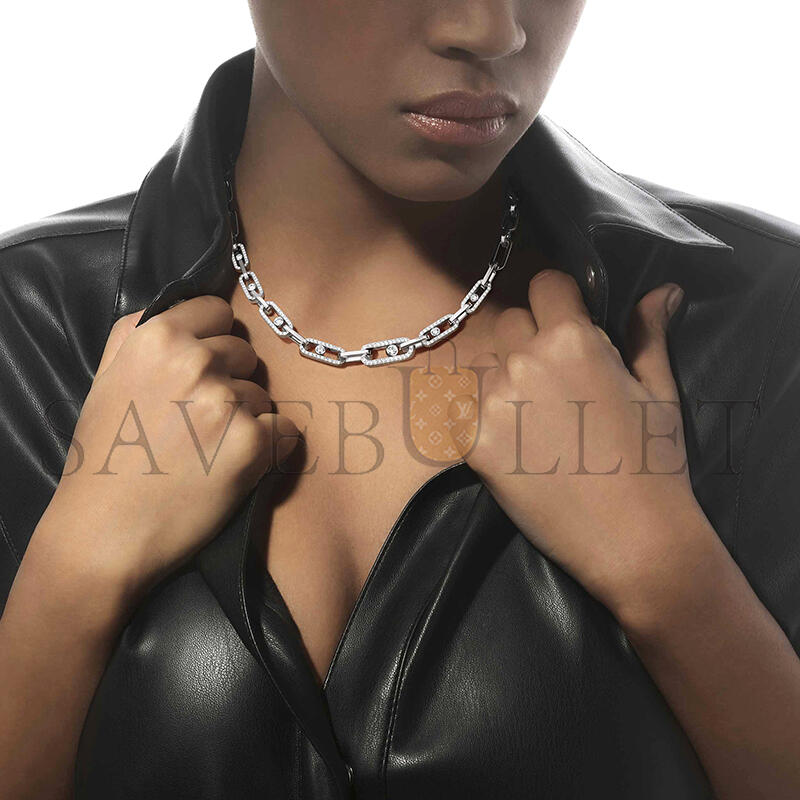 MESSIKA PARIS MOVE LINK PAVÉ WHITE GOLD DIAMOND NECKLACE 14042-WG MESSIKA PARIS MOVE LINK PAVÉ WHITE GOLD DIAMOND NECKLACE 14042-WG