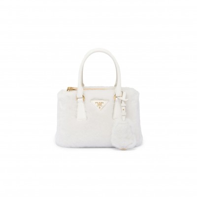 PRADA GALLERIA SHEARLING MINI BAG 1BA906 (20*14.5*9.5cm)