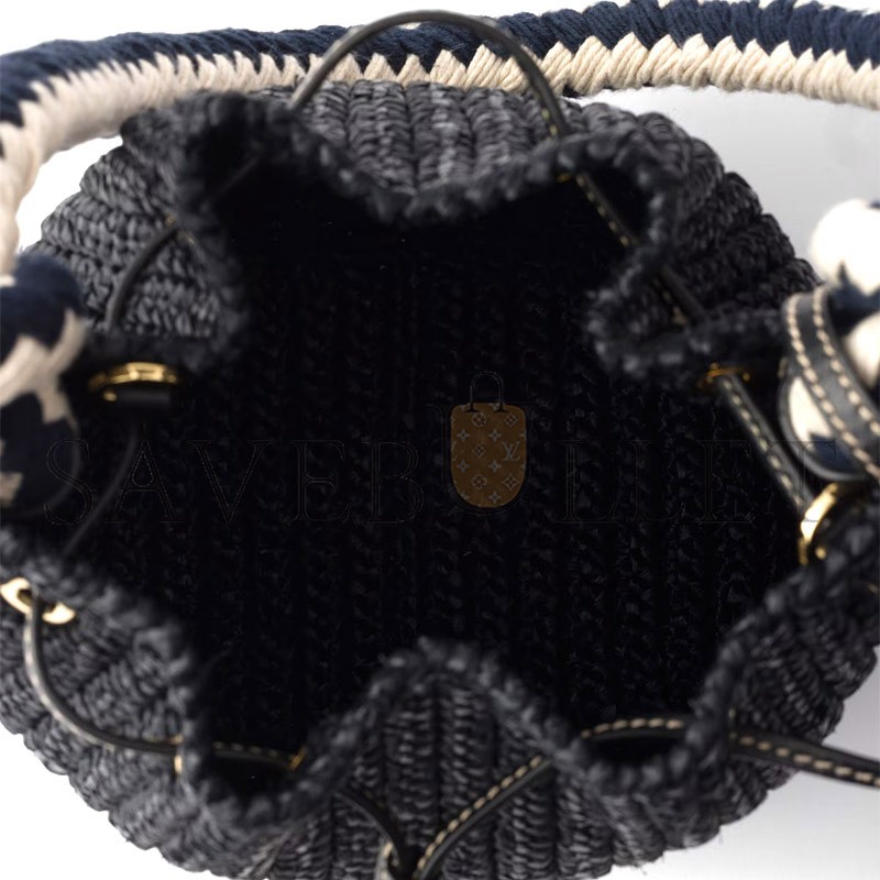 PRADA CROCHET MINI BUCKET BAG 1BE068 (19.5*15.5*10cm) PRADA CROCHET MINI BUCKET BAG 1BE068 (19.5*15.5*10cm)