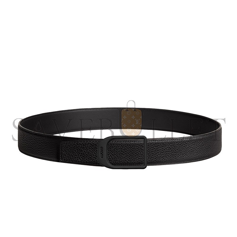 HERMÈS BELT JOCKEY BELT BUCKLE & REVERSIBLE LEATHER STRAP 38 MM H075387CAAF080