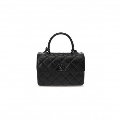 CHANEL MASTER TRENDY CC LAMBSKIN FLAP BAG A92236 (25*17*9cm) 