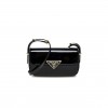 PRADA LOGO-PLAQUE LEATHER SHOULDER BAG 1BD339 (20.5*10.5*4cm) 