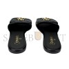 CHANEL 25P CALFSKIN OPEN TOE FLAT SLIPPERS G46119
