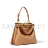 FENDI PEEKABOO SOFT MEDIUM CAPPUCCINO-COLORED LEATHER BAG 8BN353AOVHF19P8 (33*25.5*10cm) FENDI PEEKABOO SOFT MEDIUM CAPPUCCINO-COLORED LEATHER BAG 8BN353AOVHF19P8 (33*25.5*10cm)