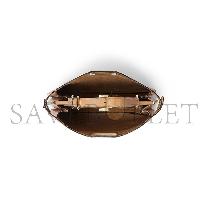 FENDI PEEKABOO SOFT MEDIUM CAPPUCCINO-COLORED LEATHER BAG 8BN353AOVHF19P8 (33*25.5*10cm) FENDI PEEKABOO SOFT MEDIUM CAPPUCCINO-COLORED LEATHER BAG 8BN353AOVHF19P8 (33*25.5*10cm)