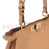 FENDI PEEKABOO SOFT MEDIUM CAPPUCCINO-COLORED LEATHER BAG 8BN353AOVHF19P8 (33*25.5*10cm) FENDI PEEKABOO SOFT MEDIUM CAPPUCCINO-COLORED LEATHER BAG 8BN353AOVHF19P8 (33*25.5*10cm)