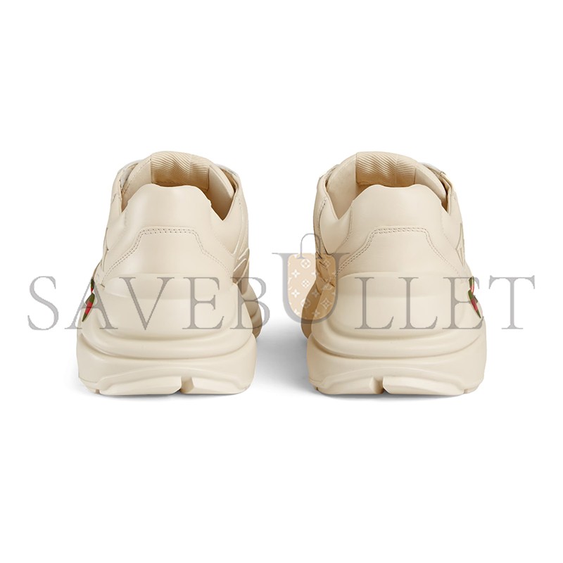 GUCCI WOMEN'S RHYTON TRAINER WITH GUCCI LOGO 528892 GUCCI WOMEN'S RHYTON TRAINER WITH GUCCI LOGO 528892