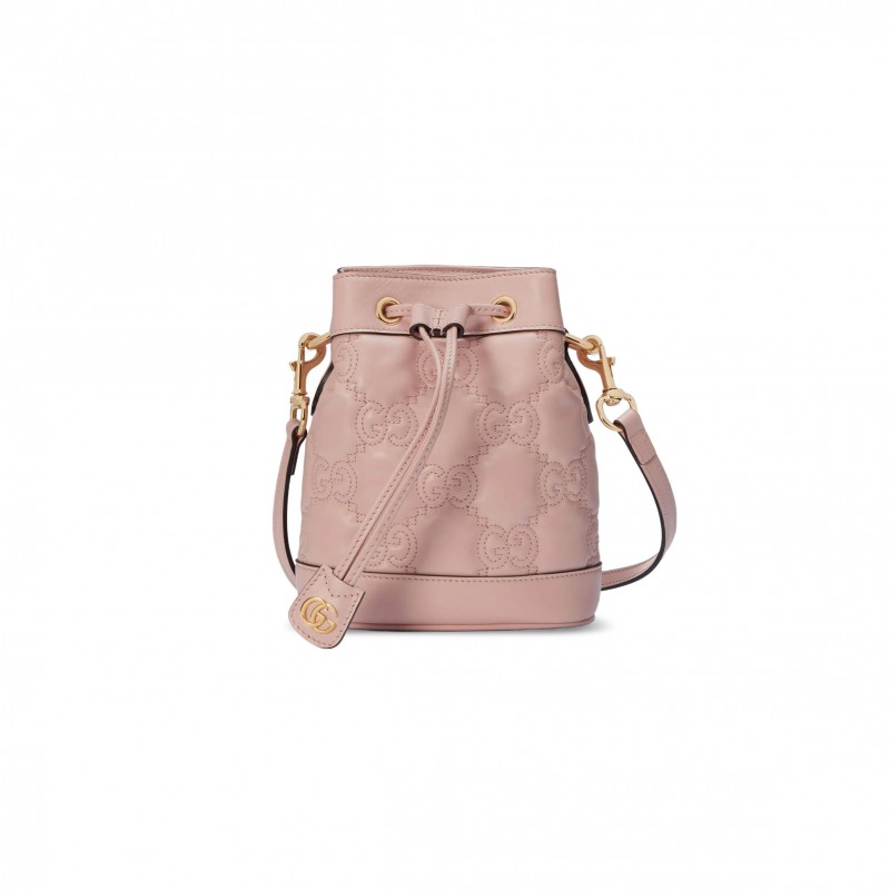 GUCCI GG MATELASSÉ MINI BUCKET BAG ‎728231 (20*16*9.5cm)