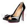 CHRISTIAN LOUBOUTIN NEW VERY PRIVÉ120 MM PLATFORM PUMPS PATENT CALF LEATHER BLACK WOMEN 1150600BK01 CHRISTIAN LOUBOUTIN NEW VERY PRIVÉ120 MM PLATFORM PUMPS PATENT CALF LEATHER BLACK WOMEN 1150600BK01