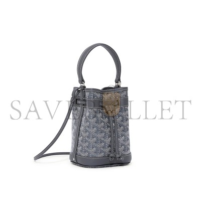 GOYARD PETIT FLOT MINI BUCKET BAG PEFLOTMINTY51CL51P (17.5*12*10cm) GOYARD PETIT FLOT MINI BUCKET BAG PEFLOTMINTY51CL51P (17.5*12*10cm)