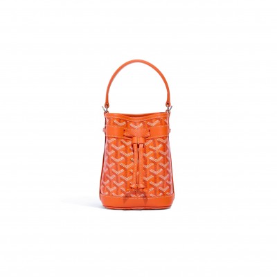 GOYARD PETIT FLOT MINI BUCKET BAG PEFLOTMINTY07CL07P (17.5*12*10cm)