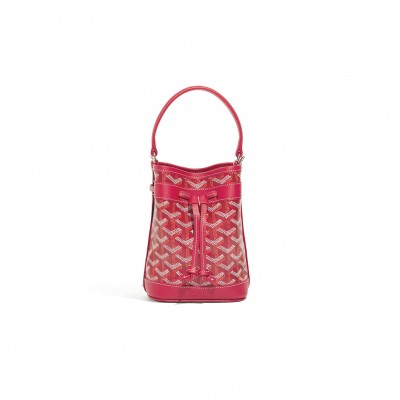 GOYARD PETIT FLOT MINI BUCKET BAG PEFLOTMINTY06CL07P (17.5*12*10cm) GOYARD PETIT FLOT MINI BUCKET BAG PEFLOTMINTY06CL07P (17.5*12*10cm)