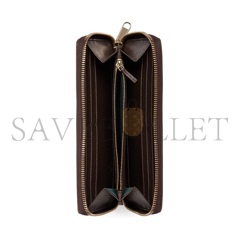 GUCCI OPHIDIA ZIP AROUND WALLET ‎838484 (19.5*11*3cm)