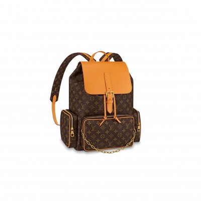 LOUIS VUITTON MASTER MONOGRAM TRIO BACKPACK M44658 (44*32*18cm) 