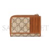 GUCCI GG EMBLEM ZIP CARD CASE 821804 (13*8.5*3cm) GUCCI GG EMBLEM ZIP CARD CASE 821804 (13*8.5*3cm)