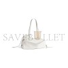 BALENCIAGA WOMEN'S CARRIE BOWLING BAG SMALL IN WHITE 8329202ABNP9016 (30.9*11.9*11.9cm) BALENCIAGA WOMEN'S CARRIE BOWLING BAG SMALL IN WHITE 8329202ABNP9016 (30.9*11.9*11.9cm)