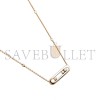 MESSIKA BABY MOVE ROSE GOLD NECKLACE WITH DIAMONDS 