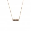 MESSIKA BABY MOVE ROSE GOLD NECKLACE WITH DIAMONDS 