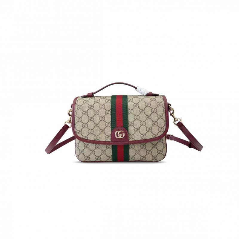 GUCCI OPHIDIA MEDIUM TOP HANDLE BAG 836842 (24*17.5*11.5cm)