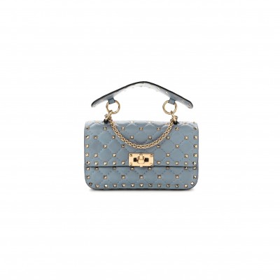 VALENTINO SMALL NAPPA ROCKSTUD SPIKE BAG 5W2B0123NAPI17 (20*11.5*5cm)