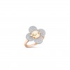 LOUIS VUITTON VIVIENNE RING, 3 GOLDS AND DIAMONDS Q0T48G